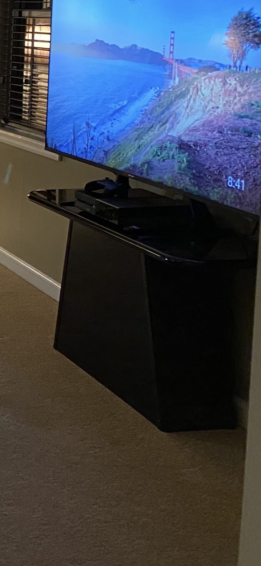 Black Laquar Sofa Or Tv Table