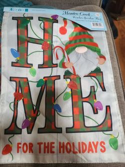 Small Christmas garden flag