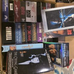 Box of Vhs Tapes