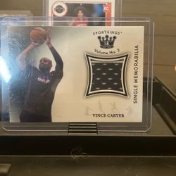 Vince carter Rare card