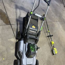 EGO lawnmower And Weed Eater