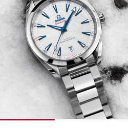 Omega Seamaster Beijing Olympics Snowflake Aqua Terra.  Full Set Boxes