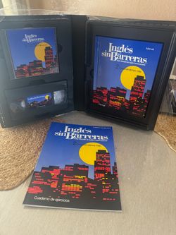 Ingles Sin Barreras 12 Of Them VHS AND CD