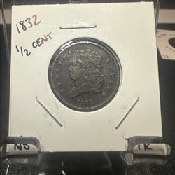 1832 Half Cent