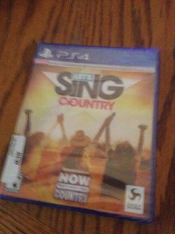 Play station 4 let's sing country