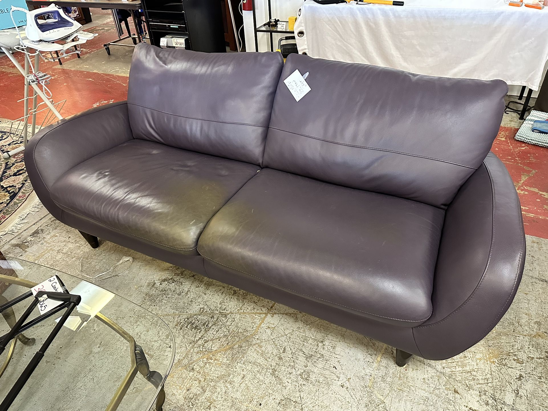 Italsofa Leather Couch