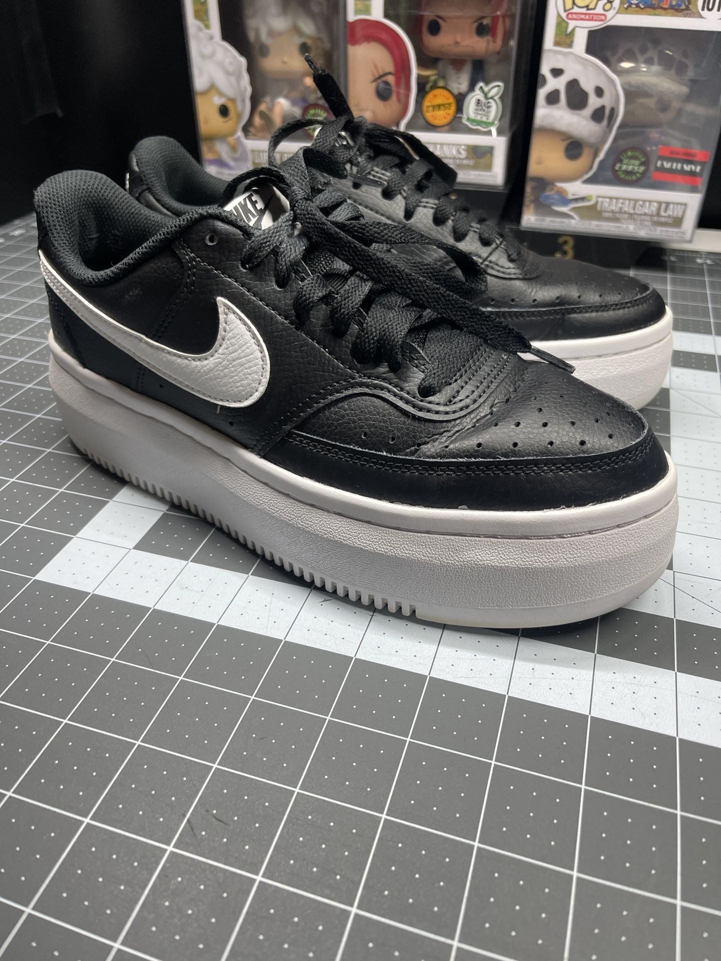 Nike Court Vision Alta Black White 9.5 DM-0113-002
