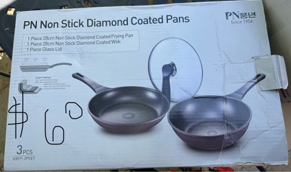 New 2 pieces pan with one lid