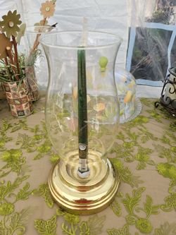 Princess house hurricane candle holder
