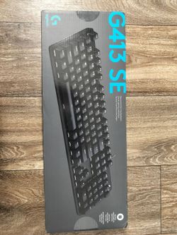Logitech G413 SE Full-Size Mechanical Gaming Keyboard - Backlit Keyboard with Tactile Mechanical Switches,