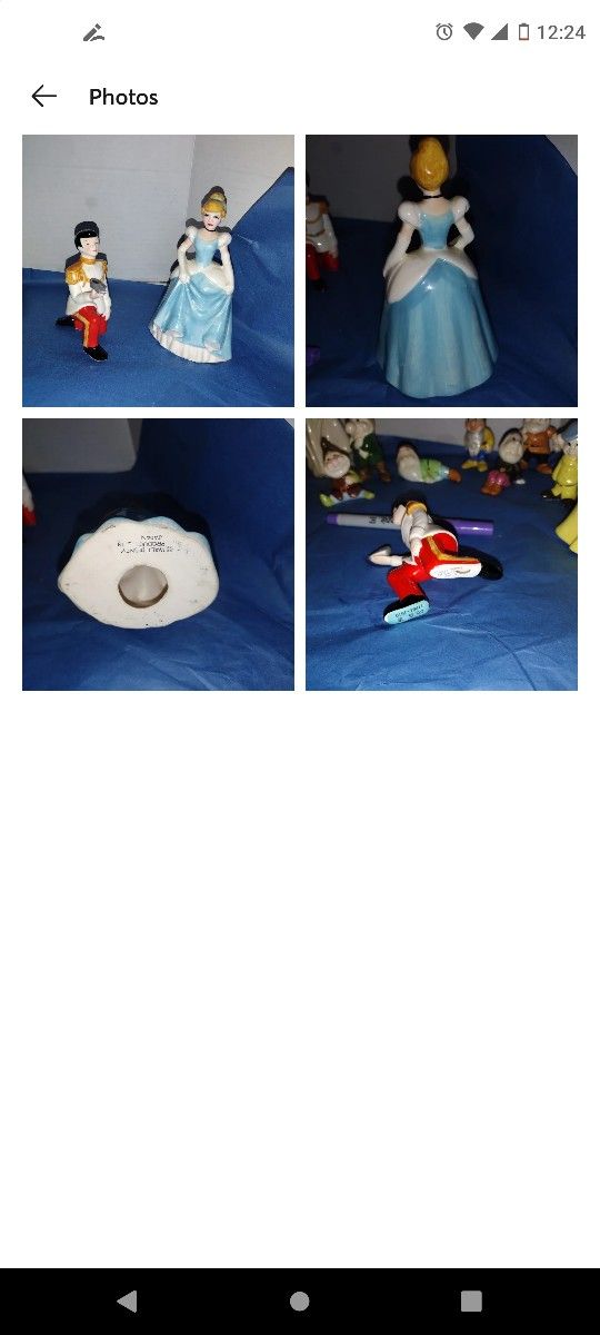 Disney Cinderella Prince charming Disney set