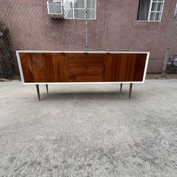 HD Buttercup Mid Century Modern Media Console Entertainment Center Tv Stand Cabinet Sideboard Credenza.