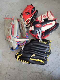 Baseball Glove Catching Pack 4