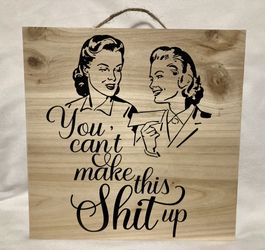 10x10 Wood Home Decor Signs (NEW)