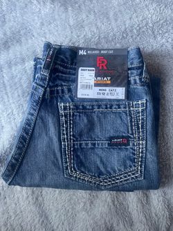 ARIAT MEN JEANS SIZE 32/32 LIGHT BLUE