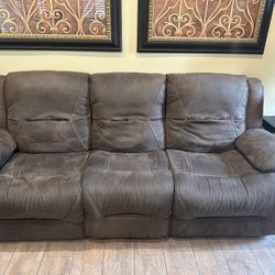 Brown Power Recliners (8 Seats/ 4couches) (HAS TO GO)