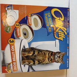 One kitty toilet litter