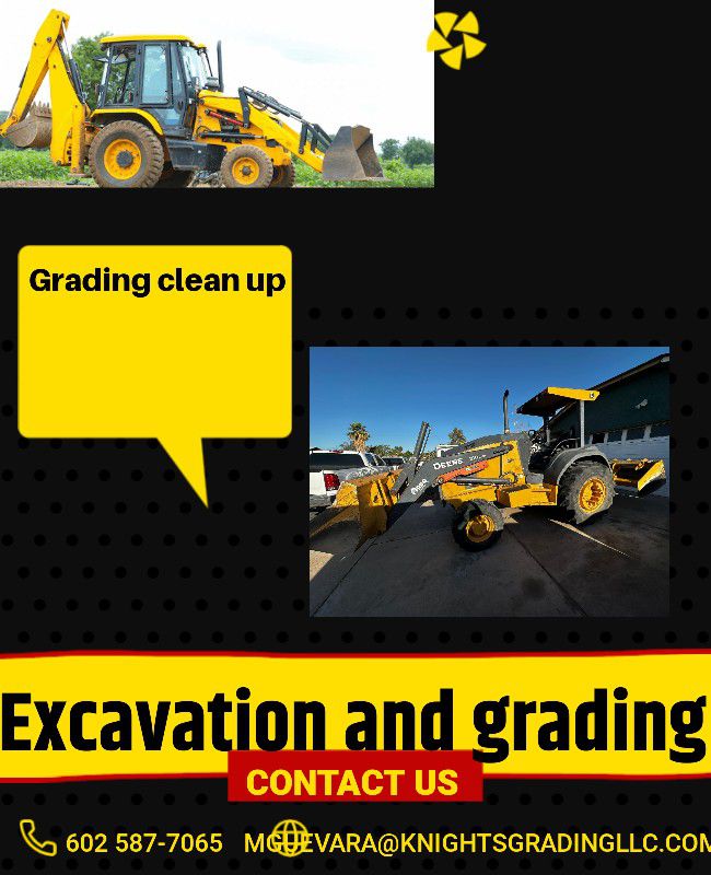 Grading excavation no job is too big or too small.