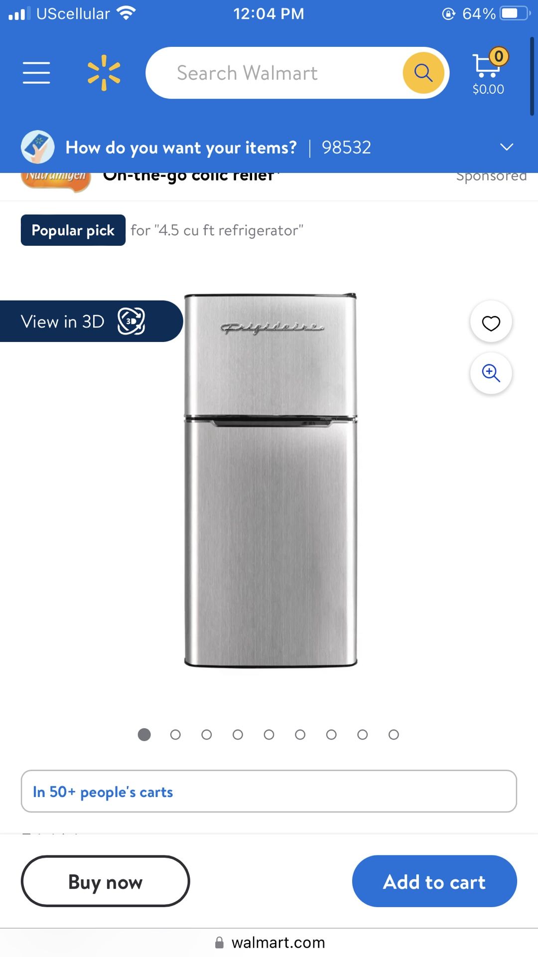 Frigidaire Mini Fridge 