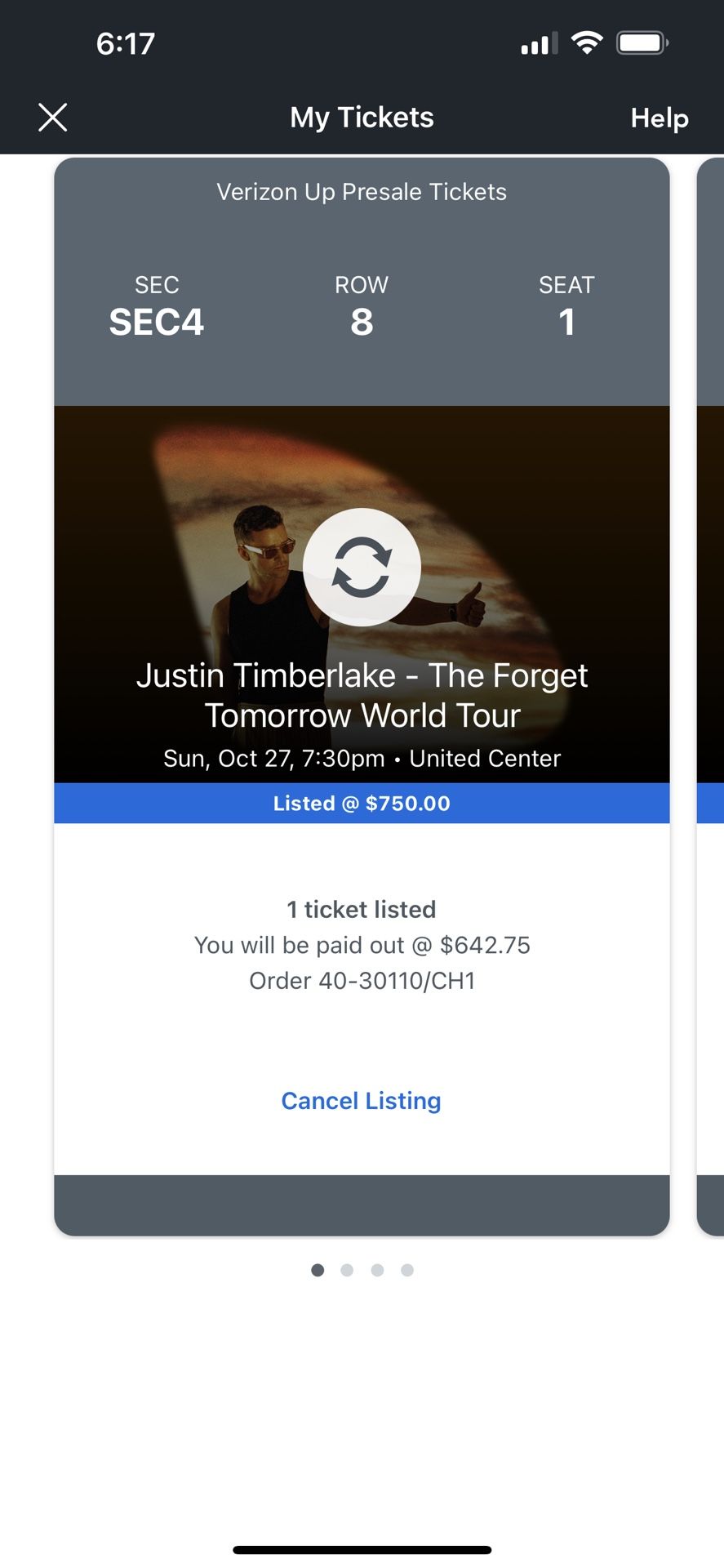 Justin Timberlake Tickets United Center Chicago