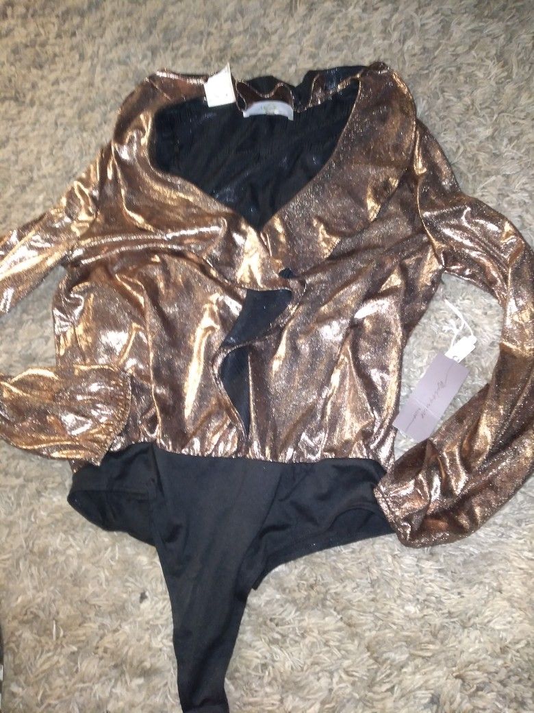 New Bodysuit Blouse Size Large