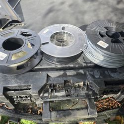 3 Spools Of 3D Printer Filament 