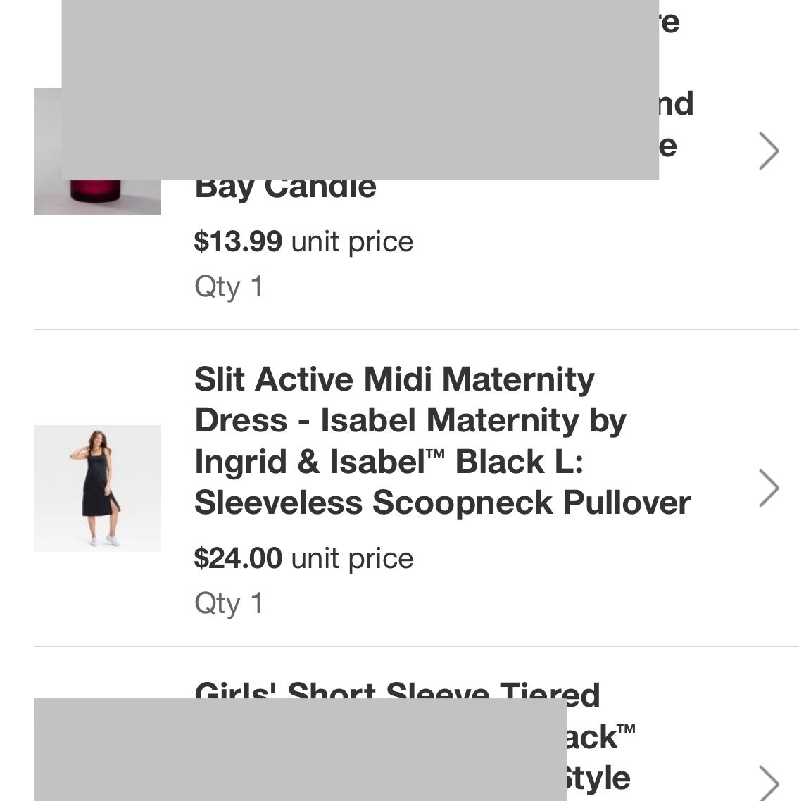 Isabel maternity, active mid black dress