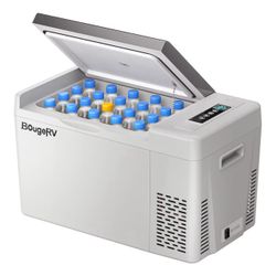 BougeRV 12 Volt Refrigerator 12V Car Fridge 23 Quart Portable Freezer Compressor Cooler 12/24V 