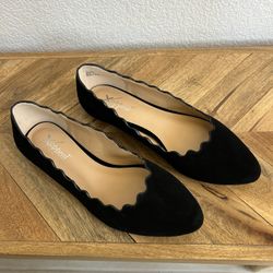 X-Appeal Amanda Women's Size 8.5 Scalloped Pointed Toe Slip-On Ballet Flat Black MSRP $39.99 West Las Vegas See My Listings Summerlin