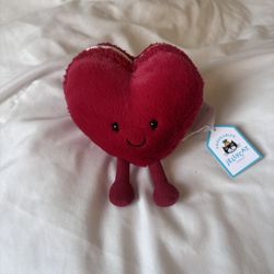 Red Valentine Hear Jellycat 