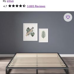Zinus Full Sized Metal Platform Bed Frame