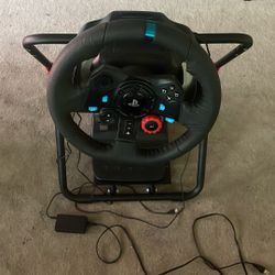 PS4 Steering Weel With The Frame