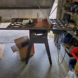 Old School Craftsman 10" belt drive tablesaw with micro adjustment fence