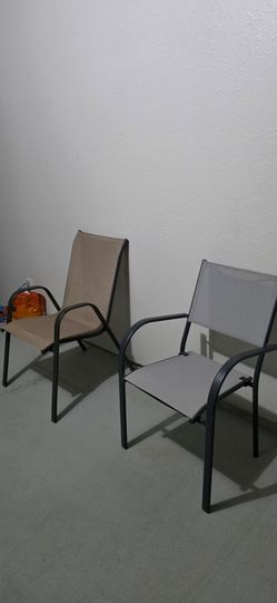 2 Outdoor chairs