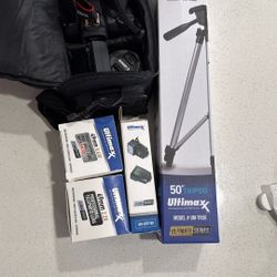 Canon Eos R100 Excellent Condition Used With Rf-s 18-45mm F4.6 With Ultimaxx Attachments 