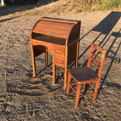 Desk, Child Size Roll Top