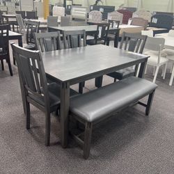 Dining Table Set With Bench