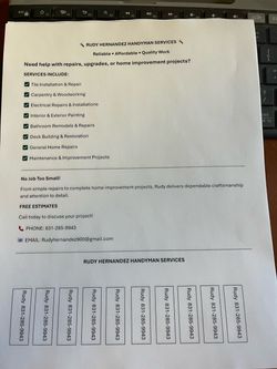 Home improvements