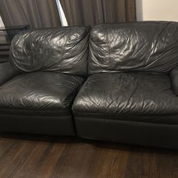 Leather recliner  Couch $50 OBO