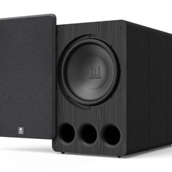 Pair of Monolith by Monoprice M-15 V2 15in THX Certified Ultra 1000-Watt Powered Subwoofer