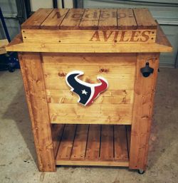 Custom Coolers NFL/NBA/MLB. Beer logos.