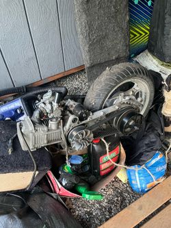 Off of a 150 cc scooter