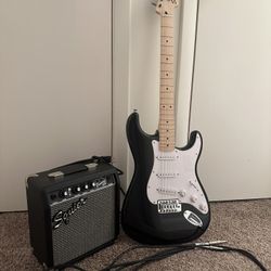 Squier Sonic Stratocaster Electric Guitar Pack With Fender Frontman 10G Amp