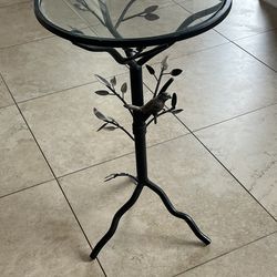 Pier one glass table