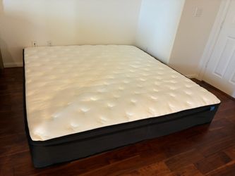 Brand new 14 inch king size mattress with spring