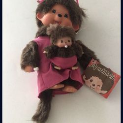 Monchhichi Sekiguchhi Mother With Baby Bebichhichi