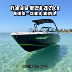 Boat Yamaha Ar250 23hrs De Uso 