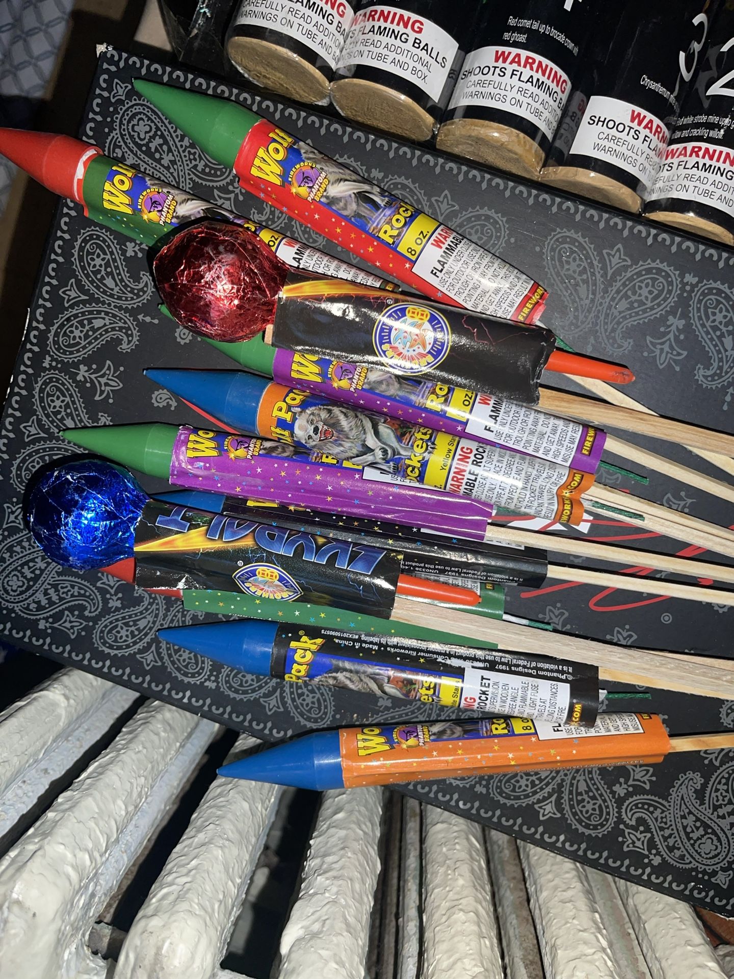 F.I.R.E.W.O.R.K Ariel rockets