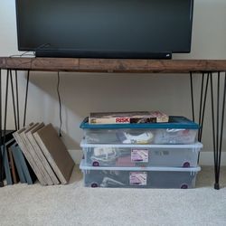 Large Console Table (Wood & Metal)