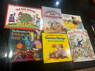 Halloween Fall children's book lot